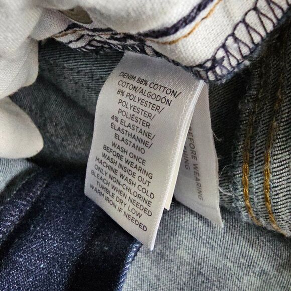 EUC ANN TAYLOR LOFT MADE AND LOVED CURVY KICK CROP JEANS SIZE 10 /30 - Picture 13 of 16